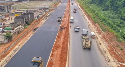 Côte d'Ivoire : Les travaux de l'autoroute Prison Civile – N'dotré –Thomasset avancent et sont presque terminés, assure-t-on