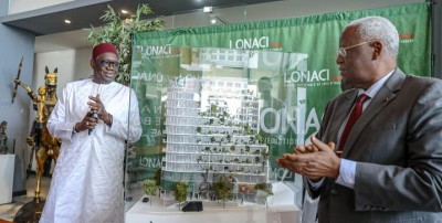 Côte d'Ivoire : La LONACI présente la maquette de son futur siège social au Plateau