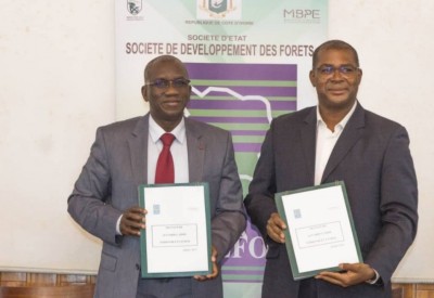 Côte d'Ivoire : Pour la reforestation et le cacao durable, la SODEFOR et CEMOI signent  une convention