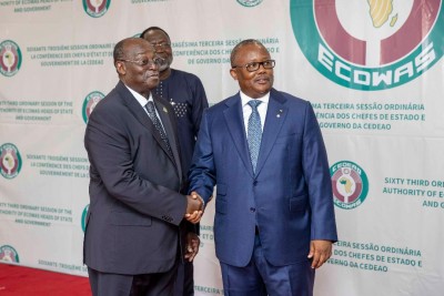 Côte d'Ivoire : Le Vice-Président de la République a pris part à la Session extraordinaire de la Conférence des Chefs d'Etat et de Gouvernement de l'UEMOA en Guinée- Bissau