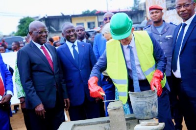 Côte d'Ivoire : Jumelage entre le Canton de Bâle-Ville  (Suisse)  et   Yopougon, lancement des travaux de construction du Centre de santé Urbain du Quartier Millionnaire