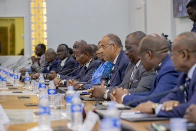 Côte d'Ivoire - USA :   Le maire de Houston et des hommes d'affaires américains en visite à Abidjan, Patrick Achi ​leur présente les opportunités d'investissement dans le pays