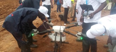 Côte d'Ivoire :   Lutte contre la dengue et le paludisme, des drones pour détruire les gites larvaires