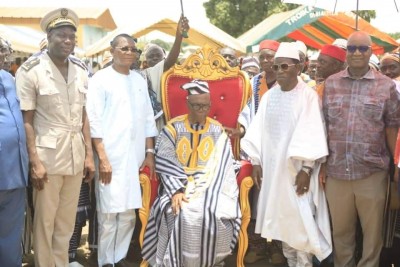 Côte d'Ivoire : Bagoué, à l'intronisation du nouveau chef de Tindara, Bruno Koné fustige les querelles de succession observées dans certaines localités