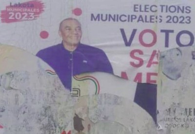 Côte d'Ivoire : Lakota, les affiches du candidat du RHDP aux municipales, constamment vandalisées, son camp dénonce une « provocation de trop »