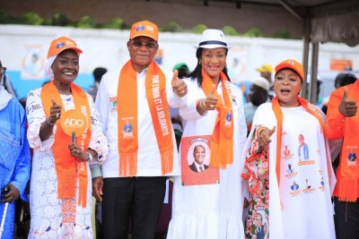 Côte d'Ivoire : Régionales Bagoué, Meeting de clôture à Tengrela, Bruno Koné « vous devez sortir massivement pour voter »