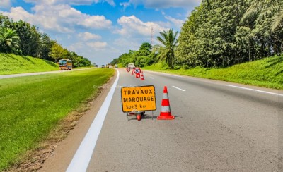 Côte d'Ivoire : Sécurité routière, démarrage des travaux de  marquage au sol de l'autoroute du nord