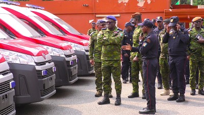 Côte d'Ivoire : S'imprégnant du matériel mis à la disposition des Pompiers pour la CAN, le Gnl  Doumbia : « Soyez fidèles à votre devise de sauver ou périr conformes à votre serment »