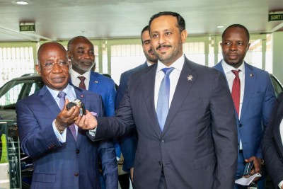 Côte d'Ivoire : CAN, le Qatar fait don de 28 véhicules de types 4×-4 d'une valeur de plus d'un million de dollars et souhaite que le pays soit victorieux de la compétition