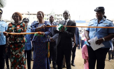 Côte d'Ivoire :  Sécurité, le général Vagondo Diomandé et Kandia Camara inaugurent le 8e poste de police d'Abobo N'Dotré d'un coût de 400 millions FCFA