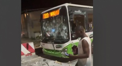 Côte d'Ivoire : CAN 2023, défaite des éléphants, des casseurs vandalisent des bus de la SOTRA