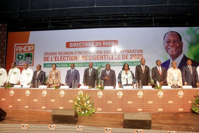 Côte d'Ivoire : Le Directoire du RHDP choisit Alassane Ouattara officiellement candidat naturel aux  élections présidentielles  de 2025