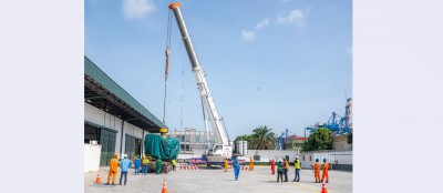 Côte d'Ivoire : 130 mètres de haut, AGL fait l'acquisition de la plus grande grue de levage d'Afrique de l'Ouest