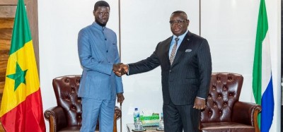 Sierra Leone-Sénégal :  Faye plaide pour la coopération bilatérale et exhorte Bio à œuvrer avec la CEDEAO