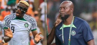 Nigeria :  Controverse entre l'attaquant Victor Osimhen et George Finidi, l'ancien entraineur des Super Eagles