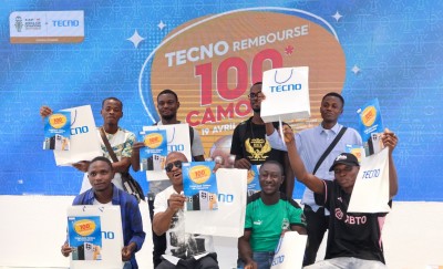 Côte d'Ivoire :  TECNO CAMON 30 : La marque célèbre les champions en remboursant intégralement 100 clients après leur achat