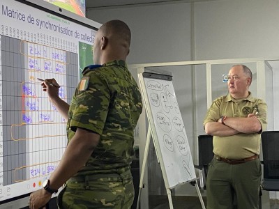 Côte d'Ivoire-USA : L'Ambassade Américaine forme des officiers des FACI sur le renseignement militaire et du processus de ciblage