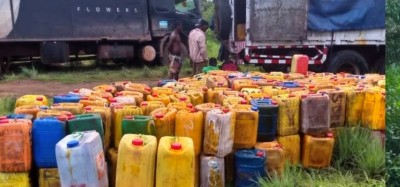 Sierra Leone - Guinée :  Quatre camions de contrebande d'huile de palme vers la Guinée interceptés