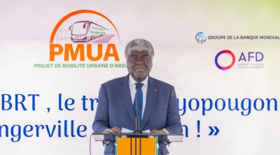 Côte d'Ivoire : Lancement des travaux du BRT, Beugré Mambé présente les  avantages du projet