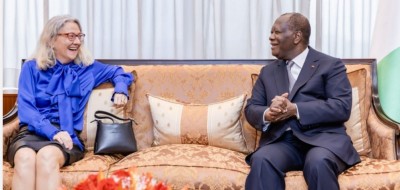 Côte d'Ivoire : Ouattara s'entretient avec l'Ambassadeur de Suisse en Côte d'Ivoire, Anne Lugon-Moulin en fin de mission, voici les sujets évoqués