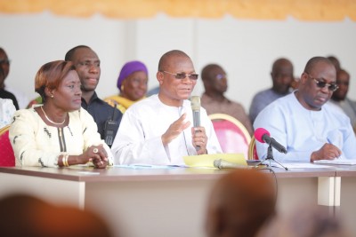 Côte d'Ivoire : Pour 2025, dans la Bagoué, Bruno Koné mobilise les forces de son parti «aucun parti ne peut faire mieux que le RHDP»