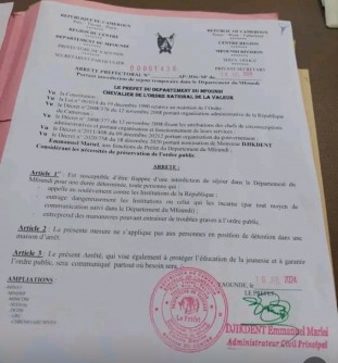 Cameroun : L'arrêté préfectoral controversé sur l'interdiction de séjour dans le Mfoundi continue de soulever un tollé