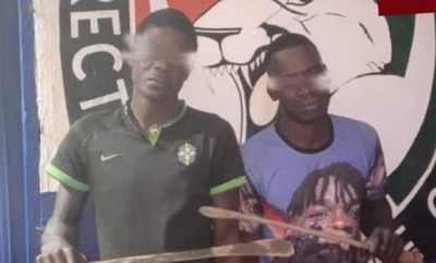 Côte d'Ivoire : San Pedro, fin de cabale pour deux présumés malfrats spécialisés dans des vols à main armée