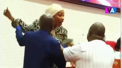 Côte d'Ivoire : Violente altercation au parlement de la CEDEAO entre la députée ivoirienne Adjaratou Traoré et le député sénégalais Guy Marius Sagna