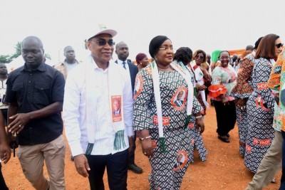 Côte d'Ivoire : Depuis Dimbokro, Adama Coulibaly appelle à une mobilisation massive des femmes pour la réussite de l'opération de la révision de la liste électorale