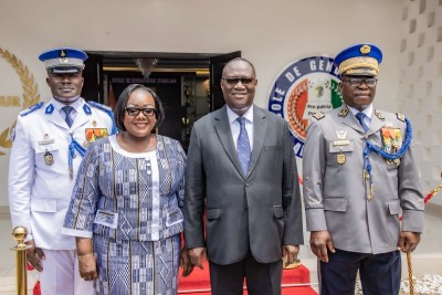 Côte d'Ivoire : Gendarmerie Nationale, double cérémonie de baptême de promotion et de prestation de serment des élèves officiers et sous-officiers , le Message du Ministre de la Défense
