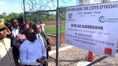 Côte d'Ivoire : Accès aux services numériques dans les zones rurales, le projet a pour objectif de connecter 575 localités