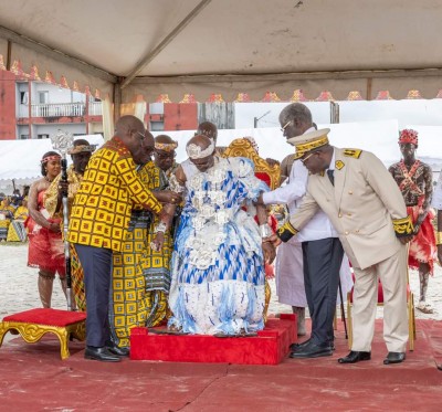 Côte d'Ivoire: Village d'Abobo-Té, Beugré Mambé installe Djako Arsène sur le trône et l'invite à user de sagesse dans toutes ses prises de décisions