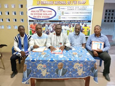 Côte d'Ivoire : Les enseignants membres du COJEP de Blé Goudé planchent sur un nouveau système scolaire