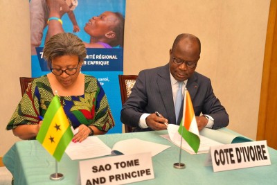 Côte d'Ivoire : Abidjan et  Sao Tomé signent un accord de coopération dans le domaine de la Santé Publique