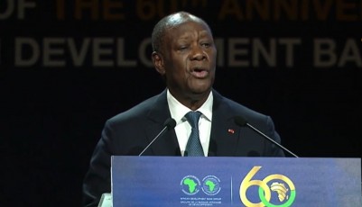 Côte d'Ivoire : 60 ans de la BAD, Ouattara salue les performances réalisées par l'Institution panafricaine, mais regrette le peu d'impact sur le développement du continent