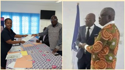 Côte d'Ivoire : Présidence du FPI, le duel Affi N'Guessan et Pierre Dago Godé aura-t-il lieu? Les deux candidats déposent leurs dossiers