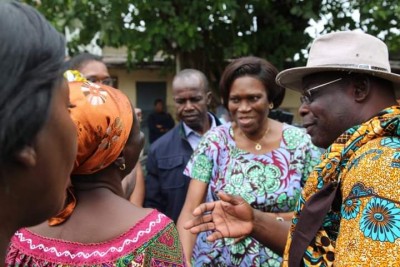 Côte d'Ivoire : Visite de Simone Ehivet sur le site du village déguerpi, le chef d'Abidjan-Adjamé: «Nous sommes convaincus de rester sur nos terres »