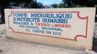 Côte d'Ivoire : Gbêkê, le conseil régional remet des ouvrages à des villages pour le bien-être des populations