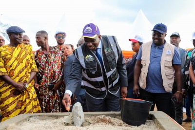 Côte d'Ivoire : Ministère de la Construction, la première pierre de la Cité Bruno Nabagné Koné (BNK) officiellement posée