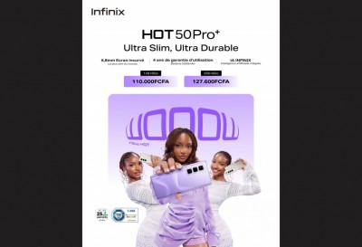 Côte d'Ivoire : Infinix HOT 50 Pro, l'alliance parfaite entre style, performance et prix accessible