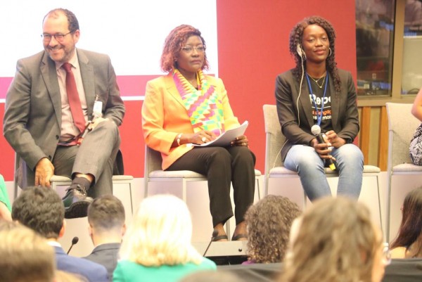 Ivory Coast: New York / UN Summit on Transformation of Education, Mariatou Koné presents the Ivorian model in terms of youth mobilization and involvement