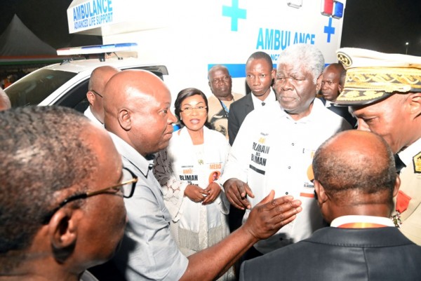 Côte d'Ivoire : Visite de travail du Premier Ministre à Bonoua, Dominique O...