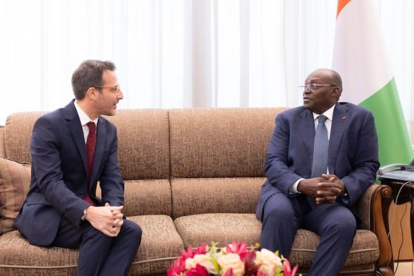 Côte d'Ivoire : Le Vice-Président de la République a échangé avec l'Ambassadeur de Suisse