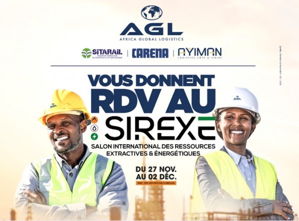 Côte d'Ivoire : SIREXE 2024, AGL présente ses solutions pour le développement des secteurs d...