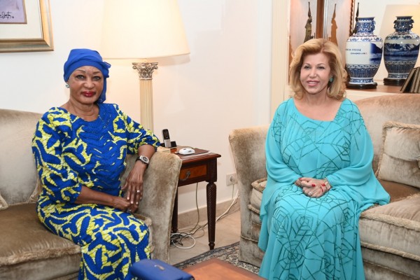 Côte d'Ivoire : Vœux 2025, Henriette Bédié chez la Première Dame Dominique Ouattara