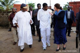 Yayi et Soglo pour évaluer les dégà¢ts de lÂ’eau à  Cotonou