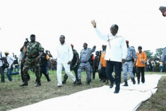 Ouattara  achève ses  meeting dans lÂ’Ouest sans encombre