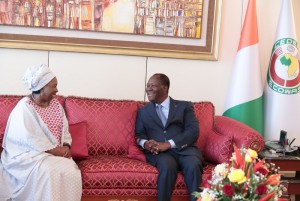 Côte d'Ivoire-Afrique du Sud: Ouattara souhaite une visite officielle de Ramaphosa