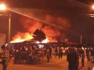 Côte d'Ivoire: Des maisons et des magasins ravagés par un incendie géant à  Akouedo