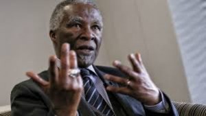 Afrique  du Sud :  Pour  l'ex Président Thabo Mbeki , l'ANC s'est transformé  en  parti de « noirs »